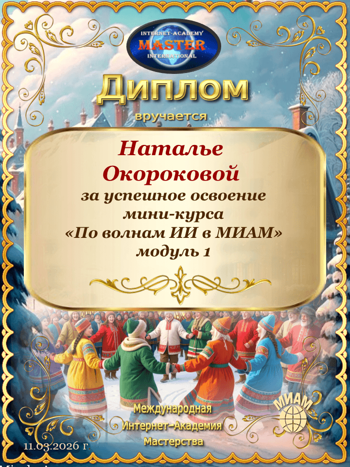 Мои достижения